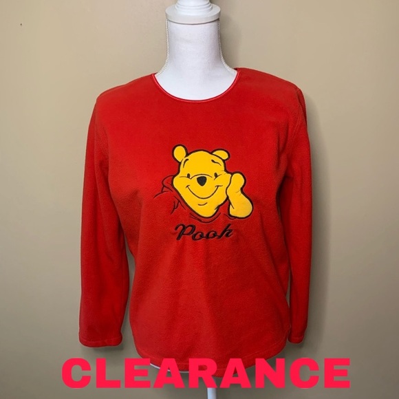 Disney Sweaters - Vintage Red Disney Winnie the Pooh Sweater